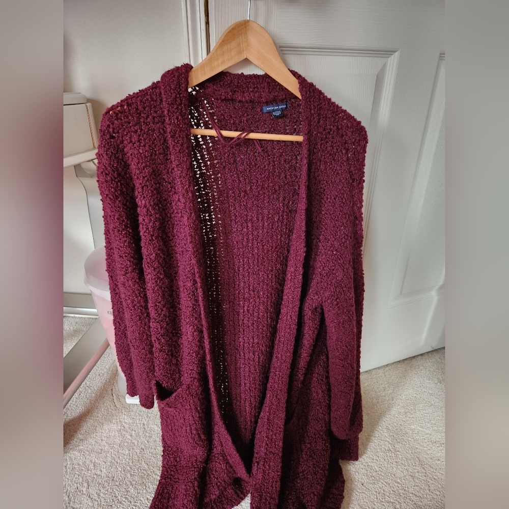 AE longline cardigan